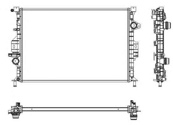 Радиатор, охлаждение двигателя