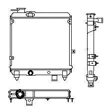 Радиатор, охлаждение двигателя