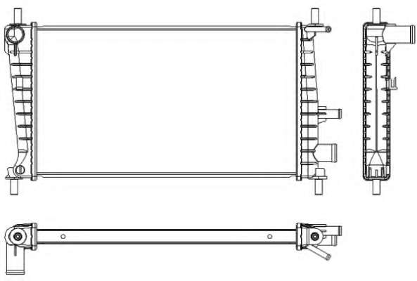 Радиатор, охлаждение двигателя