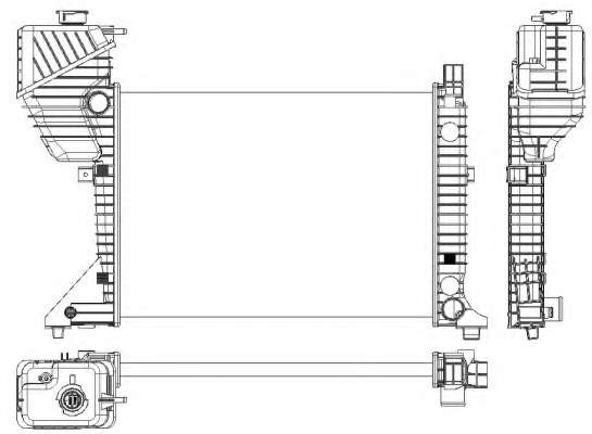 Радиатор, охлаждение двигателя