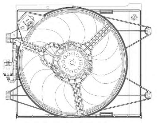 Вентилятор, охлаждение двигателя