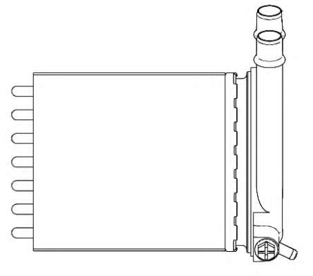 Теплообменник, отопление салона