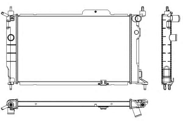 Радиатор, охлаждение двигателя