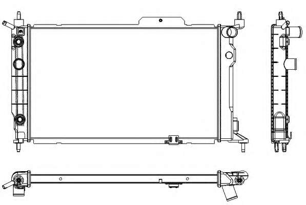 Радиатор, охлаждение двигателя