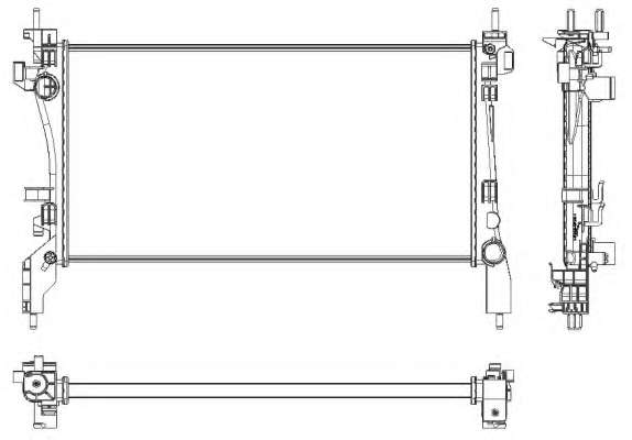 Радиатор, охлаждение двигателя