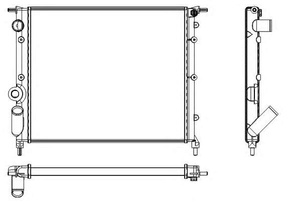 Радиатор, охлаждение двигателя