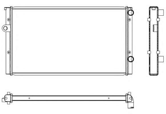 Радиатор, охлаждение двигателя