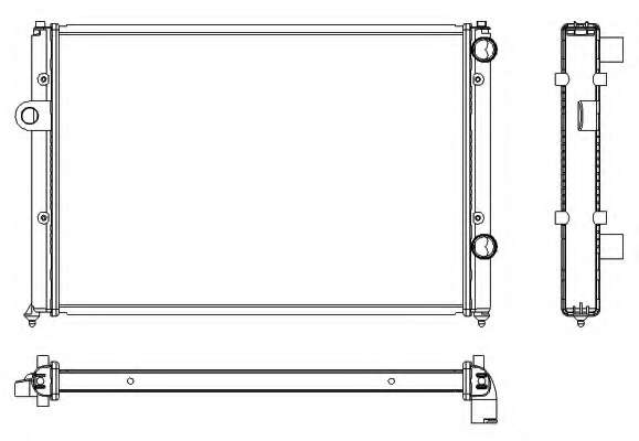 Радиатор, охлаждение двигателя
