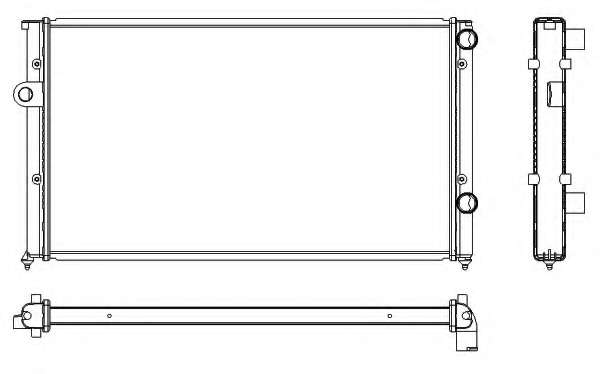 Радиатор, охлаждение двигателя