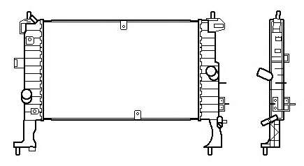 Радиатор, охлаждение двигателя