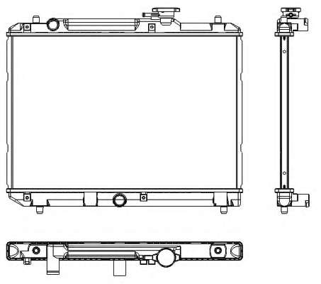 Радиатор, охлаждение двигателя