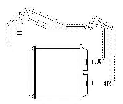 Теплообменник, отопление салона