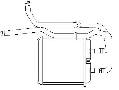Теплообменник, отопление салона