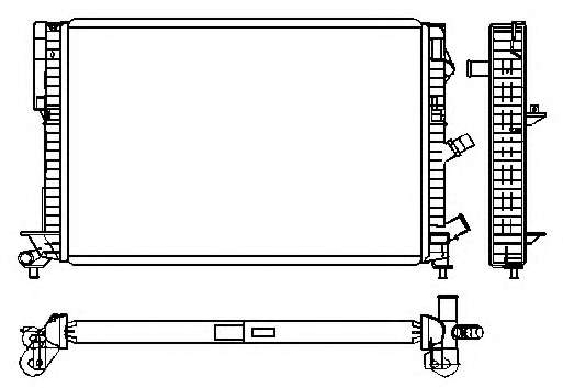 Радіатор, охолодження двигуна