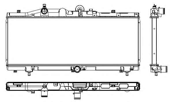 Радиатор, охлаждение двигателя