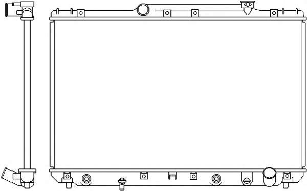 Радиатор, охлаждение двигателя