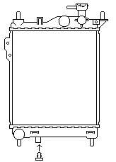 Радиатор, охлаждение двигателя