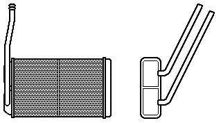 Теплообменник, отопление салона