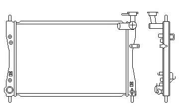 Радиатор, охлаждение двигателя