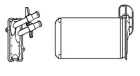 Теплообменник, отопление салона
