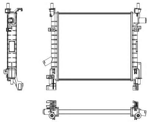 Радиатор, охлаждение двигателя