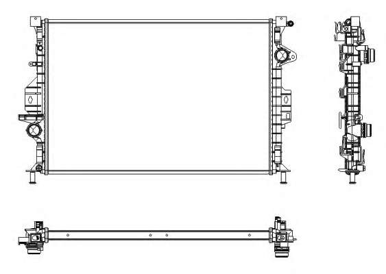 Радиатор, охлаждение двигателя