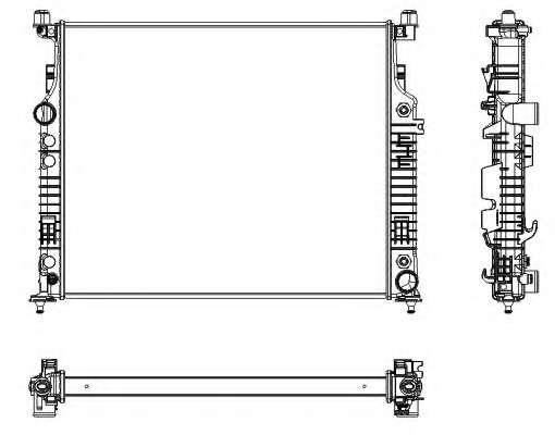 Радиатор, охлаждение двигателя
