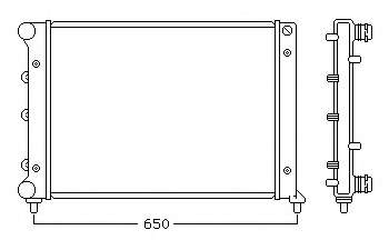 Радиатор, охлаждение двигателя
