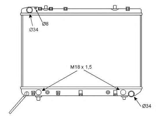 Радиатор, охлаждение двигателя
