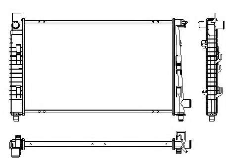 Радиатор, охлаждение двигателя
