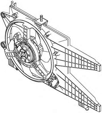 Вентилятор, охлаждение двигателя