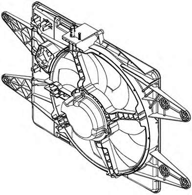 Вентилятор, охлаждение двигателя