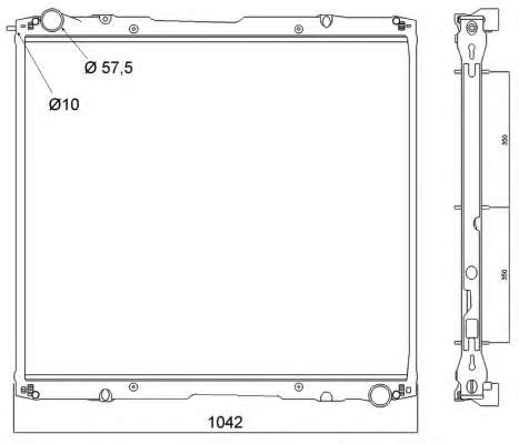 Радиатор, охлаждение двигателя
