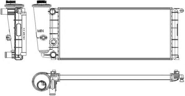Радиатор, охлаждение двигателя