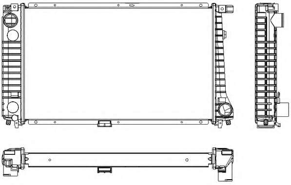Радиатор, охлаждение двигателя