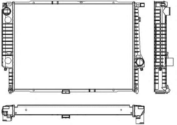 Радиатор, охлаждение двигателя