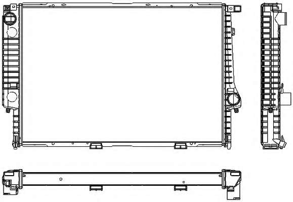 Радиатор, охлаждение двигателя