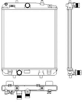 Радиатор, охлаждение двигателя