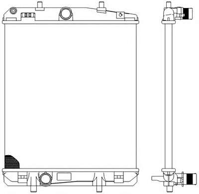 Радиатор, охлаждение двигателя