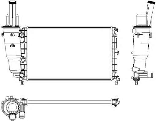 Радиатор, охлаждение двигателя