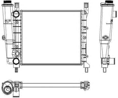 Радиатор, охлаждение двигателя