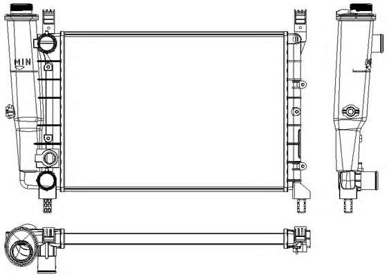 Радиатор, охлаждение двигателя