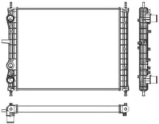 Радиатор, охлаждение двигателя