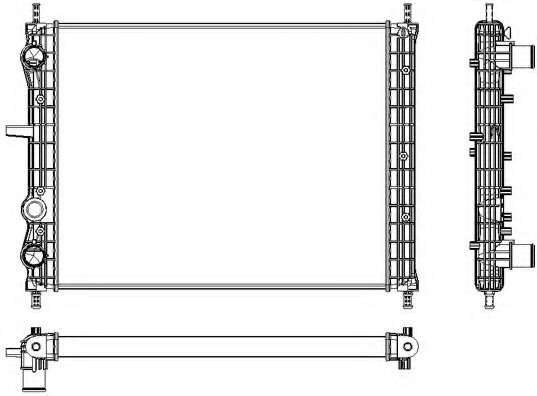 Радиатор, охлаждение двигателя