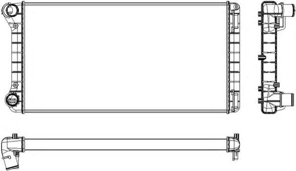 Радиатор, охлаждение двигателя