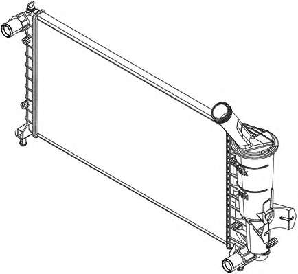 Радиатор, охлаждение двигателя