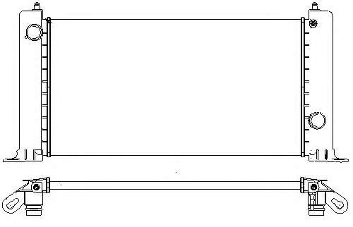 Радиатор, охлаждение двигателя