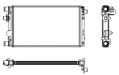 Радиатор, охлаждение двигателя