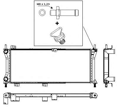 Радиатор, охлаждение двигателя