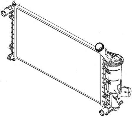 Радиатор, охлаждение двигателя